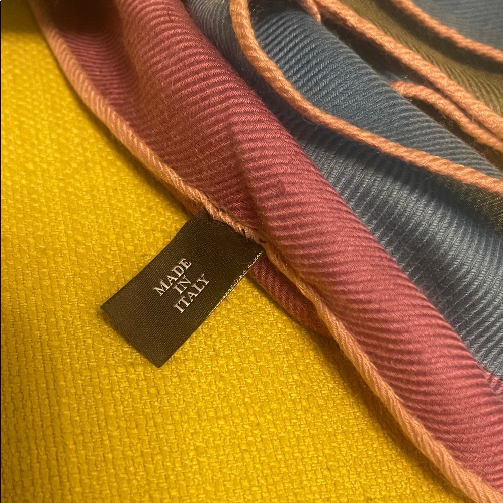 Loro Piana Multicolor Silk & Cashmere Shawl - Picture 3 of 6